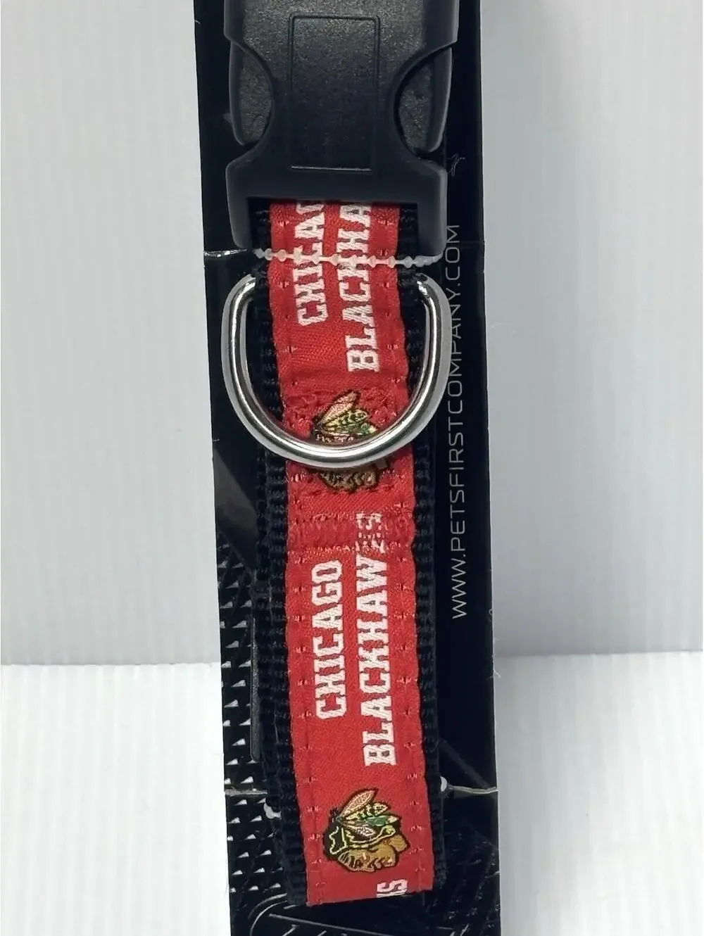 Chicago Blackhawks NHL Pet Dog Collar - Size Large - New, 18